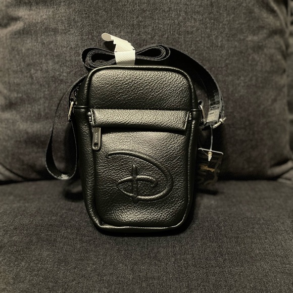 Disney Logo Buckle-Down embossed crossbody bag - Picture 1 of 7